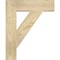 Ekena Millwork Traditional Block Rough Sawn Bracket, Douglas Fir, 4"W x 18"D x 22"H BKT04X18X22TRA05RDF - alternate 4